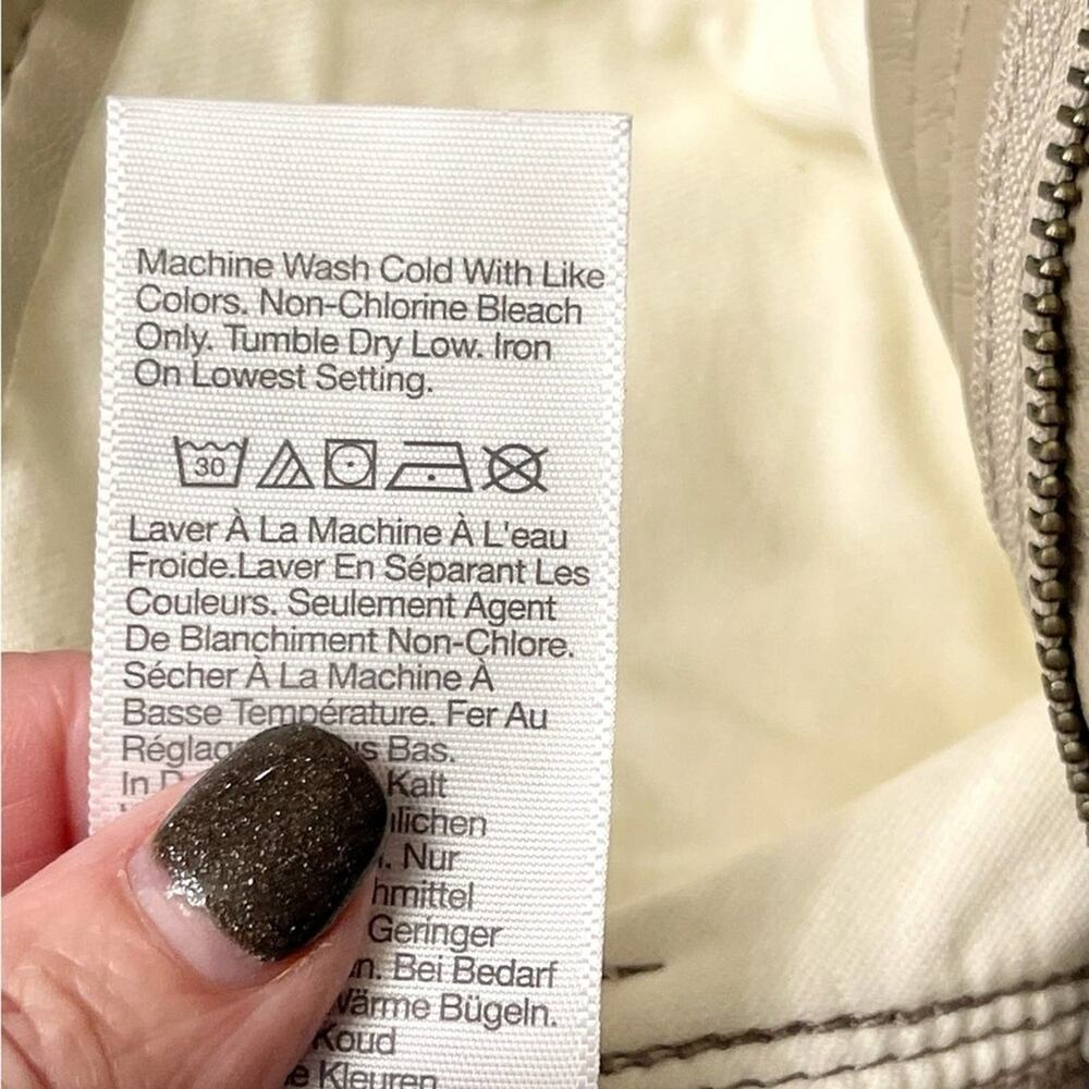 Madewell Perfect High Waist Straight Leg Faux Leather Pants Size 25 NWT - Picture 12 of 12